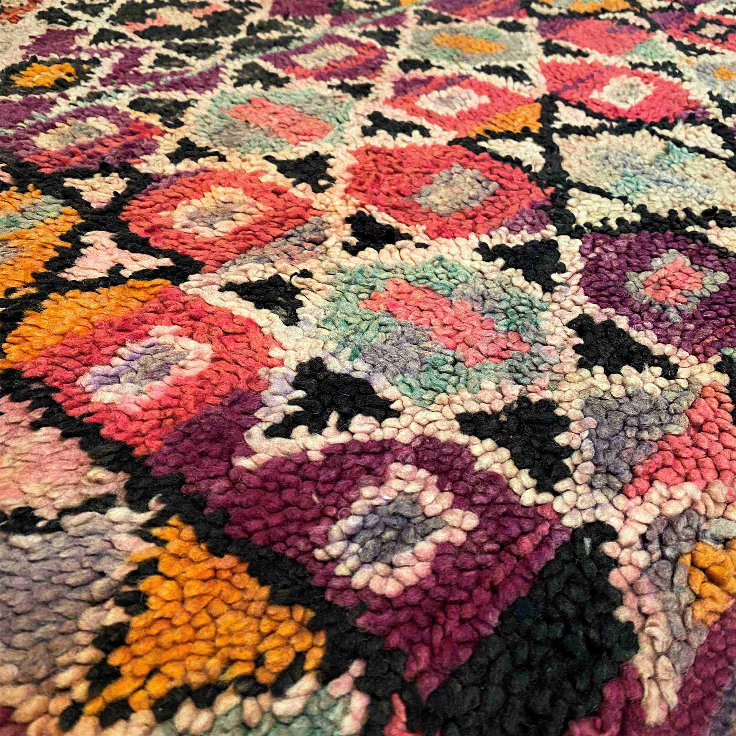 Shades purples Boujaad carpet