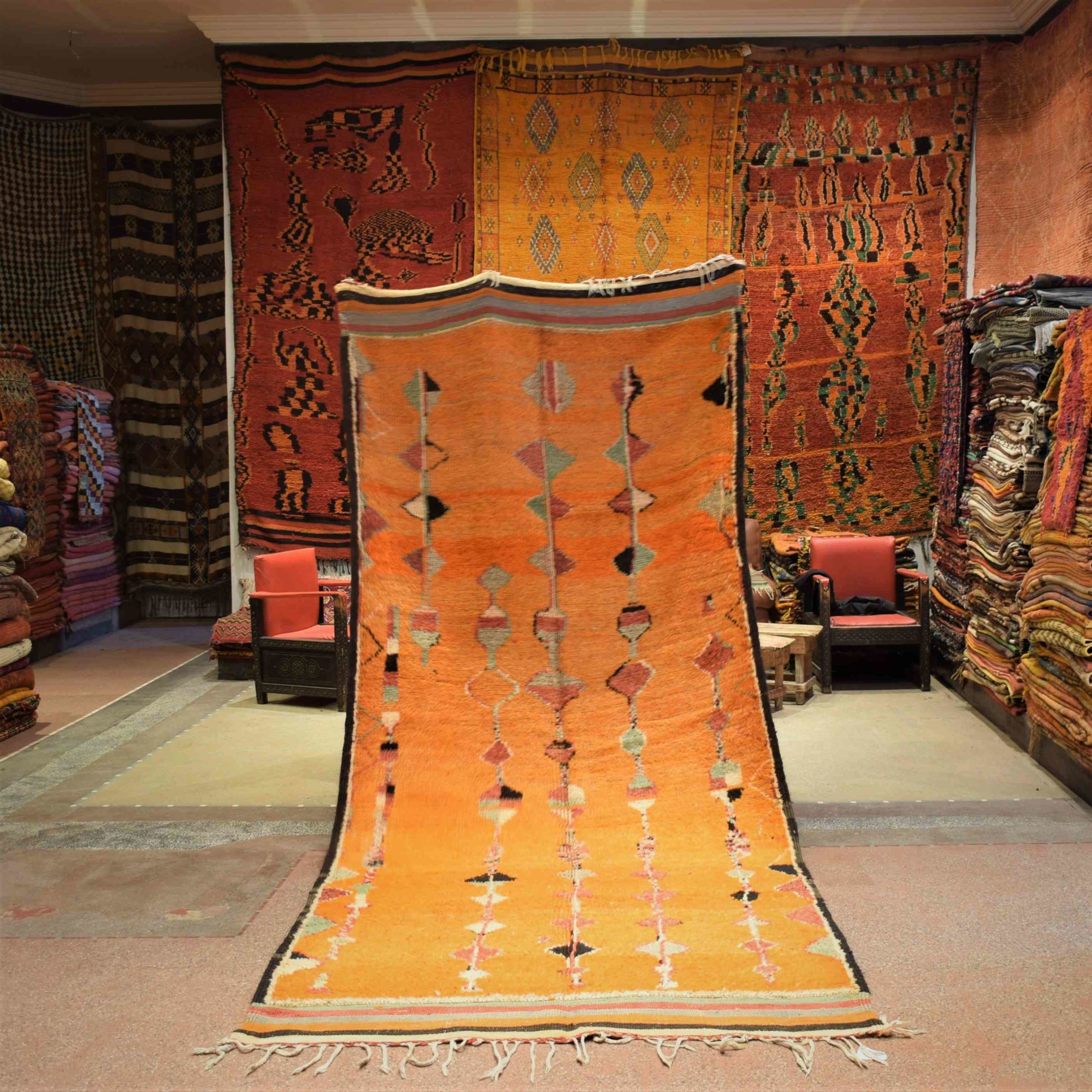 Abstract Jbel Saghro rug